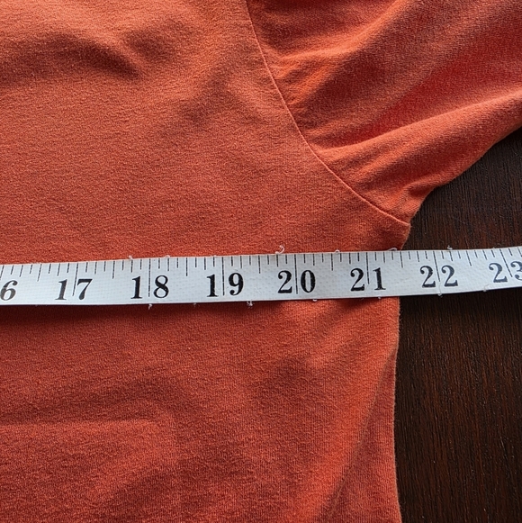 Patagonia Orange Short Sleeve TShirt Save Our Home Planet Size Medium - Picture 9 of 10